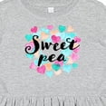 thumbnail image 4 of Inktastic Sweet Pea Hearts Girls Toddler Dress, 4 of 5