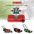 thumbnail image 2 of Red Magnetic Wall Mount Blade Balancer 42-047 Universal For Lawn Mower 339075B, 2 of 7