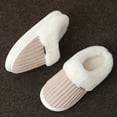 thumbnail image 6 of YLYL Women's Slip on Fuzzy House Slippers Memory Foam Warm Plush Outdoor Indoor Bedroom Shoes with Fur Lining, 6 of 6