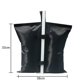 thumbnail image 2 of M Bolsa de pesas con doble costura resistente, pesas para piernas para toldo plegable, tienda de campaña con pesas, bolsa de arena, bolsa para exteriores, color negro Baobao, 2 of 5