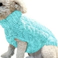 thumbnail image 4 of TELOLY 1Pcs Dog Sweater,Polyester Dog Jacket,Girl Dog Clothes,Blue,M, 4 of 4
