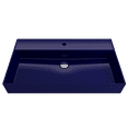 thumbnail image 3 of BOCCHI 1377-010-0126 Milano Wall-Mounted with Overflow In Sapphire Blue, 3 of 7