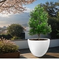 thumbnail image 3 of Atmos Homeware Macetas Decorativas para Interior y Exterior |  4 Maceta Grande de Plástico con Capacidad para 45 Litros | Modelo Bis color Chocolate 4 Piezas., 3 of 6