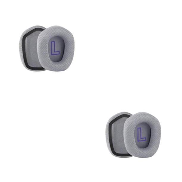 Monstrate 1 par de almohadillas para los oídos, almohadillas montadas en la cabeza, almohadillas para los oídos, orejeras de malla, Gris Almohadillas 2piezas