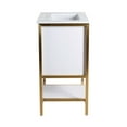 thumbnail image 5 of Marseille 24 in. White Bathroom Vanity With White, 3-Hole Ceramic Sink Top, 5 of 8