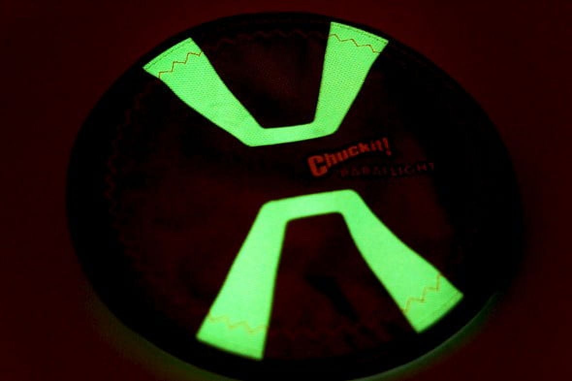 (4 pack) Chuckit! Max Glow Paraflight Flying Disc Outdoor Dog Toy, Large, 9.5", Pack of 1, Glow in the Dark