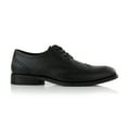 thumbnail image 2 of Ferro Aldo Albertson MFA19706 Men's Wingtip Oxford Spectator Dress Shoes, in Embossed Black, Size 6.5, 2 of 8