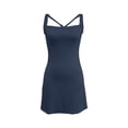 thumbnail image 6 of Athletic Dress for Women Mini U Neck Sleeveless Built in Shorts Tennis Golf Graduation Athletic Dress Side Slit Golf Active Athletic Summer Dress In Bra, 6 of 6