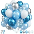 thumbnail image 1 of Yanonmyfd 60 Pcs Football Balloons, Football Balloon for Boys, 12 Inch Soccer Latex Balloons Pattern Helium for Kids Boys Birthday Sports Themed Party Decorations World Cup Theme Party Supplies, 1 of 37
