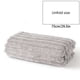 thumbnail image 3 of Toalla absorbente a rayas de 75 x 35 cm de grosor, suave, de poliéster, para baño, gris, rosa, azul marino y blanco. Secado rápido, duradera, multiusos, para baño, gimnasio, spa, playa, camping., 3 of 6