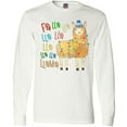 thumbnail image 3 of Inktastic Cute Christmas Fa Lla Llama Long Sleeve T-Shirt, 3 of 5