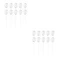 thumbnail image 2 of Inteprter 1 juego de kit de decoración de pasteles Exquisito soporte de globos Herramientas para hornear Decoraciones de feliz cumpleaños Blanco 2Conjunto, 2 of 6