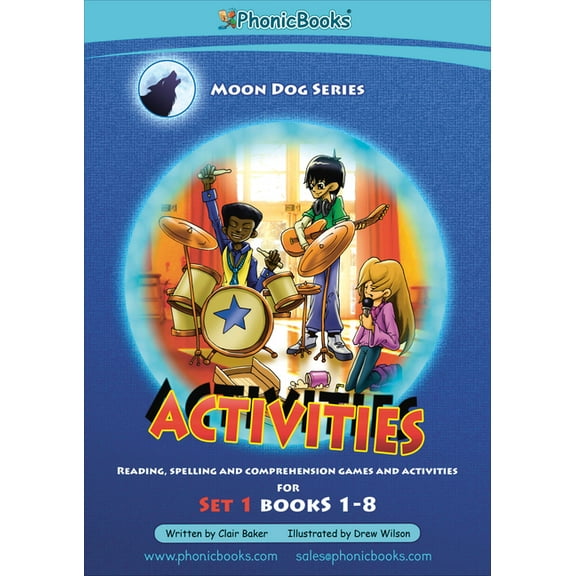 Phonic Books Catch-Up Decodable Readers: Phonic Books Moon Dogs Set 1 Activities : Photocopiable Activities Accompanying Moon Dogs Set 1 Books for Older Readers (Alphabet at CVC Level) (Paperback)