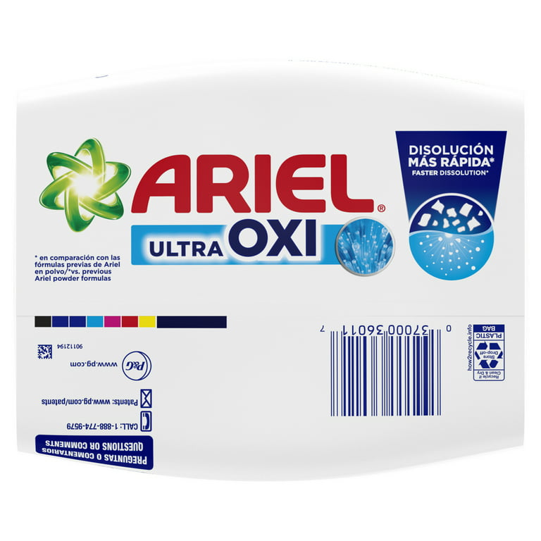 Lessive en poudre Ariel 12 kg (4x3 kg) - 120 lavages (4x30 lavages) Color  Touch de Lenor
