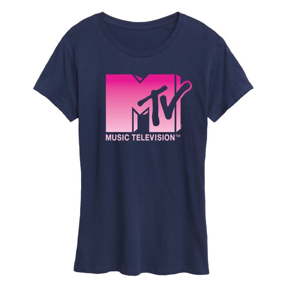 MTV - Pink Ombre Logo - Women's Short Sleeve Graphic T-Shirt