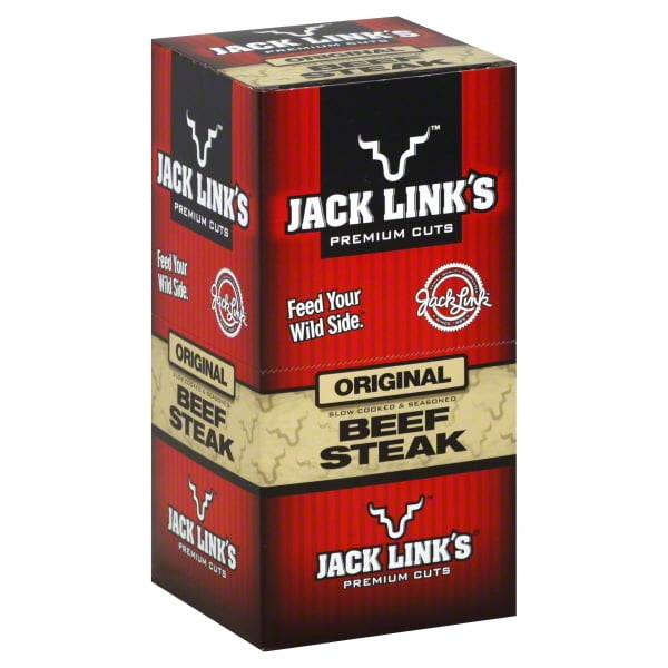 Jack Links 02027 Beef Steak, Original, 1oz.