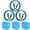 Blue, variant on USB C Charger Block Fast Charging, 3 Pack 20W PD Charging Box with 6FT USB C to C Charging Cable, Type C Block USB C Wall Charger Adapter Charger Station Compatible for iPhone Samsung Android, Mixed