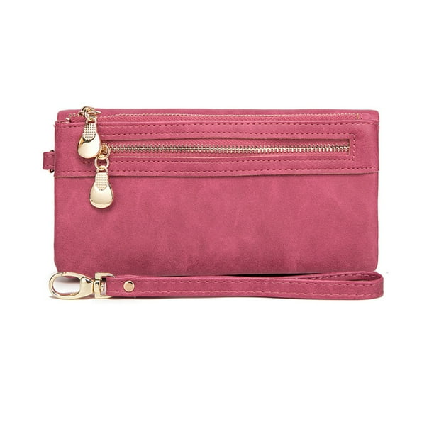 Cartera de Cuero PU Minnieouse para Mujer Rosa Roja