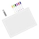 thumbnail image 2 of 1 Juego de tablero acrílico transparente, tablero de borrado en seco, tablero de escritura, tablero de notas de mesa, tablero planificador diario, 2 of 4