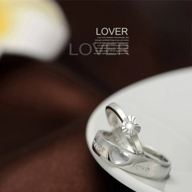 Anillos para mujer, regalos para mujer, moda 925, amantes de la pareja, joyería para parejas, regalo, anillos para mujer