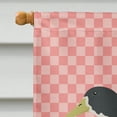 thumbnail image 3 of Carolines Treasures BB7862CHF Bleu Canard Suédois Rose Check Toile Maison Drapeau, 3 of 4