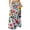 Hot Pink, variant on Women's Travel-Friendly Foldable Floral Print High Waist Casual Skirt with Pocket, Draped Relaxed Long Maxi Leisure Skirt for Cruise Trips and Explorations,Pink M