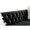 thumbnail image 6 of Living Room Furniture Sets with Tufted Loveseat and 3-Seater Couch,  Chesterfield Couch Set of 2 with Plush Pillows, Crystal Legs and Nailhead Trim Arms, Comfy Couches for Living Room, Black, 6 of 9