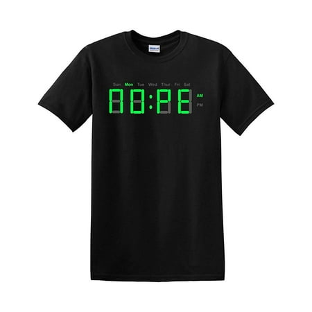 Thread Science Nope O'clock Monday Morning Work Job Sarcasm Sarcastic Time Funny Men's Adult Graphic Tee Humor Pun T-Shirt (Best Cyber Monday Apparel Deals)