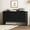 Black, variant on Oufan Retro Sideboard Buffet Cabinet with Storage, with Adjustable Shelves and Long Handles, 4-Door Wood Sideboard for Kitchen, Dining Room and Living Room , 59 x 33.2 x 15.7 inch, Black