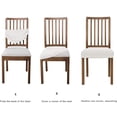 thumbnail image 4 of 2PC 17x17 IN Navy Stretch Dining Chair Covers Seat Covers for Dining Room Chair Covers, Soft Removable Washable Kitchen Chair Seat Cushion Slipcovers Protector, Dining Room Seat Cover Protector, 4 of 4