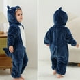 thumbnail image 5 of Baby Halloween Costumes Boy Toddler Animal Costume Dinosaur Costume for Kids Infants Winter Romper for Baby 3-6 Months, 5 of 5