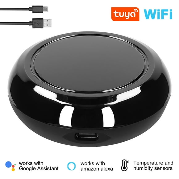 Tuya WiFi IR Universal Remote Controller with Temperature & Humidity Sensor All-in-One Wireless Infrared Controller