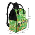 thumbnail image 2 of Fuzoiu St Patrick's Day6 Print Diaper Bag Backpack,Baby Essentials Travel Tote,Multi function Waterproof Diaper Bag, Travel Essentials Baby Bag - Unisex, 2 of 6