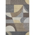 thumbnail image 2 of Addison Rugs Mayfield Premium Machine Washable Transitional Mid Century Brown Rectangle Rug, 3' X 5' Machine Washable Transitional Mid Century Brown Oversized Sherpa Throw Blanket, 2 of 7