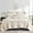 Beige, variant on Flymme Pink King Size Comforter Sets Bed in Bag 7 Pieces Shabby Chic Bedding Sets Lightweight Soft Microfiber Boho Bed Set for All Season