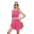 thumbnail image 2 of Women Crochet Hollow Out Summer Dresses for Women Rose red XXL, 2 of 6