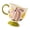 ONGGREEN, variant on Lynono Co.,Ltd Classical Retro Ceramic Coffee Mugs With 3D Flower Texture Dishwasher Safe