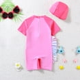 thumbnail image 5 of Gerichy Toddler Girl Swimsuit,Girls Bathing Suit Summer Toddler Girls Long Sleeve Heart Prints 1 Piece Swimwear Beach Onesie Swimsuit Bikini, 5 of 6