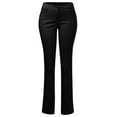 thumbnail image 1 of MixMatchy Women's Comfy Bootcut Curvy Fit Trouser Pants, 1 of 3