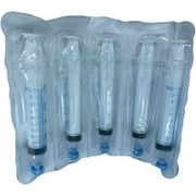 Easy Glide 10ml 10cc Oral Syringe, Sterile, Caps Included, Great for Oral Medicine and Home Care, 50 Count