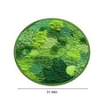 Lilgiuy Summer Savings Clearance Round Green Moss Carpet, Imitation