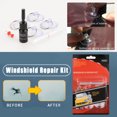 thumbnail image 2 of Craqué Verre Réparation Kit Pare-Brise Kit Bricolage Voiture Fenêtre Outils Verre Agent de Rayures, 2 of 7