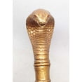 thumbnail image 4 of Ancient Egyptian Theme Golden Cobra Snake Walking Cane Prop Party Accessory, 4 of 4