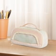 thumbnail image 1 of Estuche para lápices con ventana transparente | Organizador de almacenamiento multicapa | Estuche de gran capacidad para útiles escolares: bolígrafos, marcadores y tijeras, 1 of 5