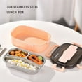 thumbnail image 5 of Reusable LeakProof Bento Box for,Bento Box Adult Lunch Box,BPA Free Leakproof Built in Reusable Spoon,Thermal Insulation Portable Lunch Box, 5 of 8