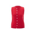 thumbnail image 2 of Gupgi Women's Knit Tank Tops Solid Color Sleeveless Round Neck Front Button Slim Sweater Vest, 2 of 9