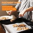 thumbnail image 6 of HONMEET Versatile White Parchment Baking Sheets for Air Fryer Oven Food Basket Liners, 6 of 7