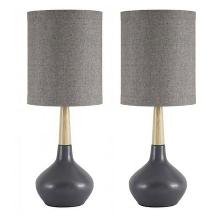 Ashley L117934 Stacia Gray Ceramic Table Lamp Set Of 2 - Walmart.com Ashley L117934 Stacia Gray Ceramic Table Lamp Set Of 2 - Walmart.com