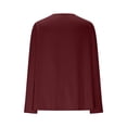 thumbnail image 6 of Sevevn Cardigan Sweaters for Women Women's Solid UPF 50+ Cardigan Sun Shirts Long Sleeve Sun Wrap With Pockets Ice Silk Sunscreen Jacket Holiday Gift Finder Wine M, 6 of 9