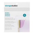 thumbnail image 2 of Storage Studios Tabbed Dividers with Labels 3/Pack, 12.25 x 12.88 Inches, Clear (CH92601), 2 of 4